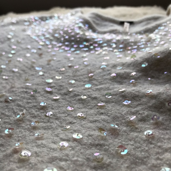 SOLD - Free People | Cream Sequins Sweater - Picture 2 of 6
